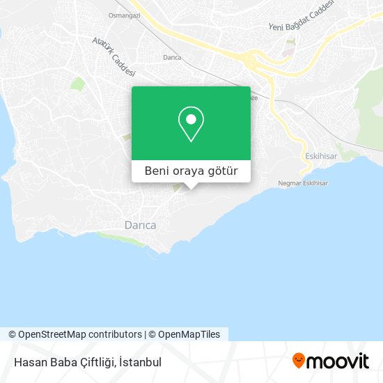 Hasan Baba Çiftliği harita