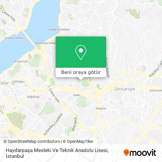 Haydarpaşa Mesleki Ve Teknik Anadolu Lisesi harita