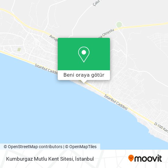 Kumburgaz Mutlu Kent Sitesi harita