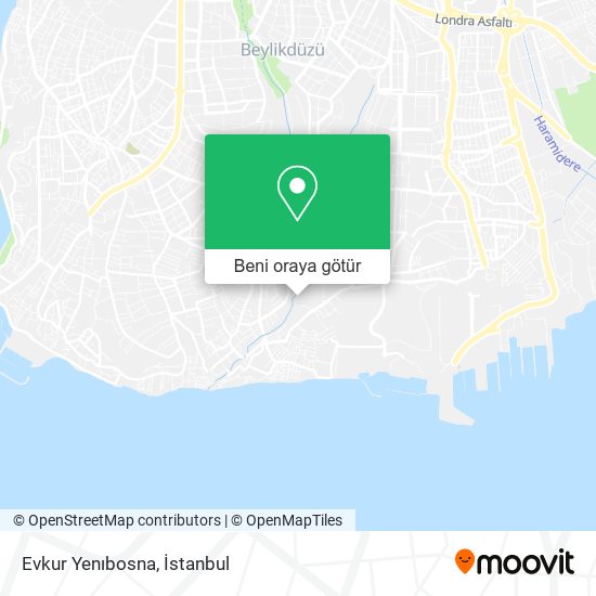 Evkur Yenıbosna harita
