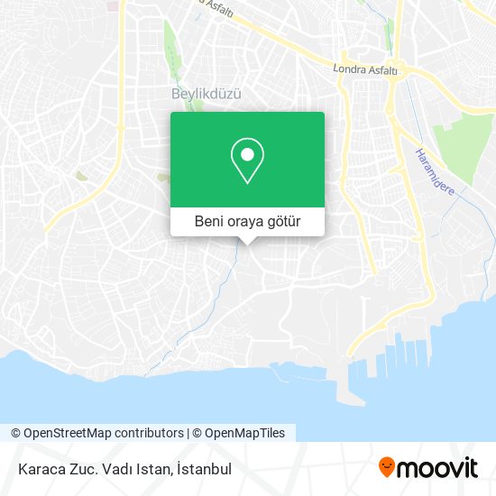 Karaca Zuc. Vadı Istan harita
