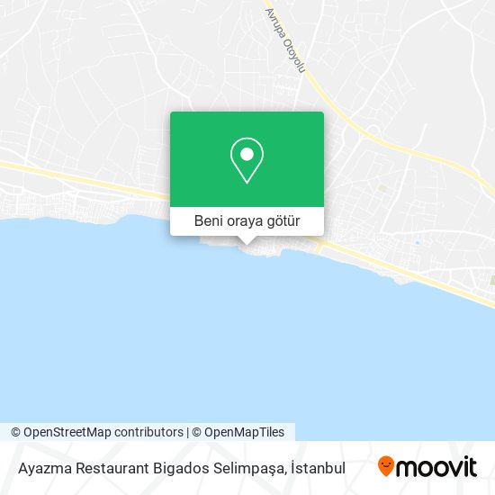 Ayazma Restaurant Bigados Selimpaşa harita