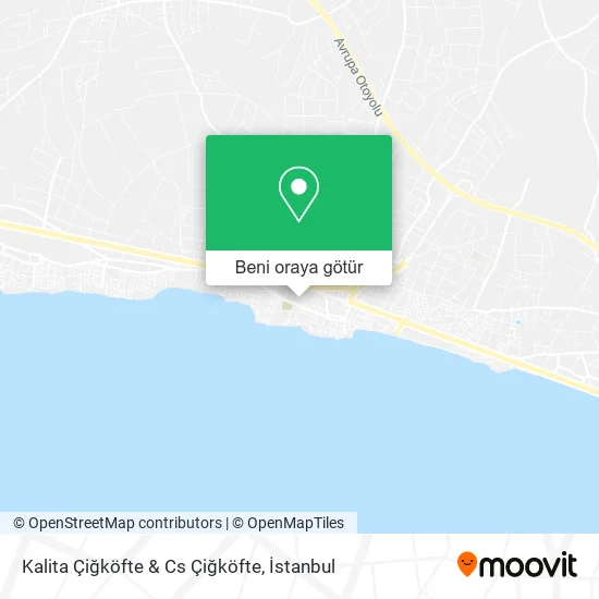 Kalita Çiğköfte & Cs Çiğköfte harita