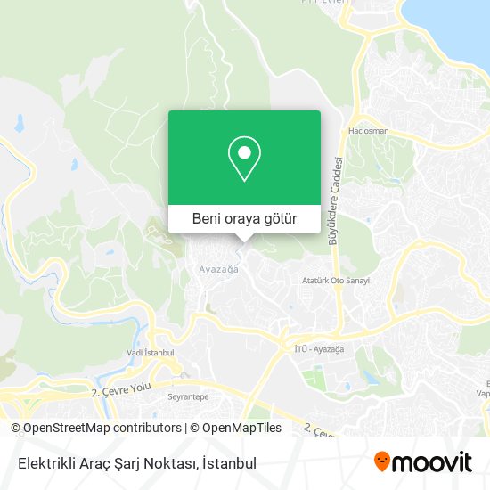 Elektrikli Araç Şarj Noktası harita