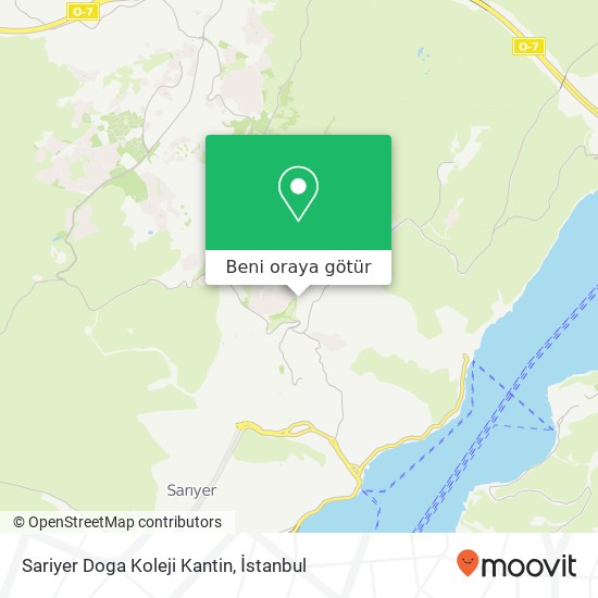 Sariyer Doga Koleji Kantin harita