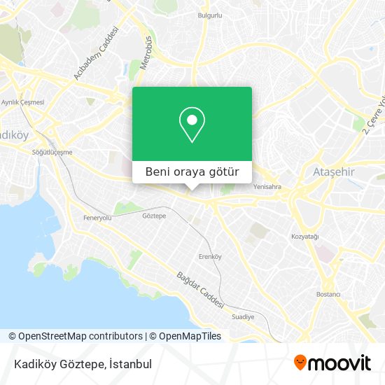 Kadiköy Göztepe harita