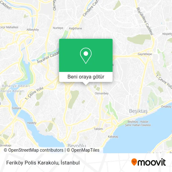 Feriköy Polis Karakolu harita