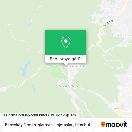 Bahçeköy Orman Işletmesi Lojmanları harita