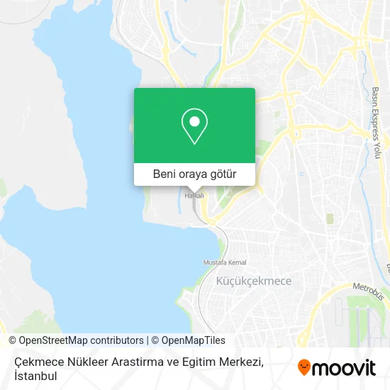 Çekmece Nükleer Arastirma ve Egitim Merkezi harita