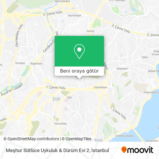 Meşhur Sütlüce  Uykuluk & Dürüm Evi 2 harita