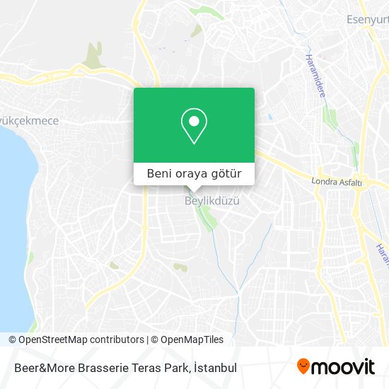 Beer&More Brasserie Teras Park harita