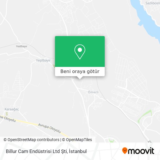 Billur Cam Endüstrisi Ltd Şti harita