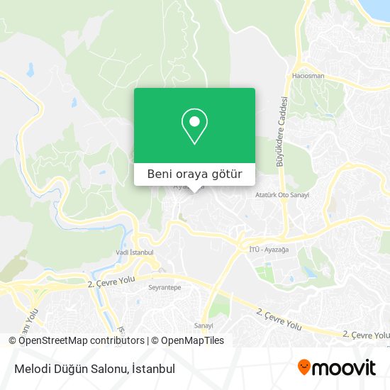 Melodi Düğün Salonu harita