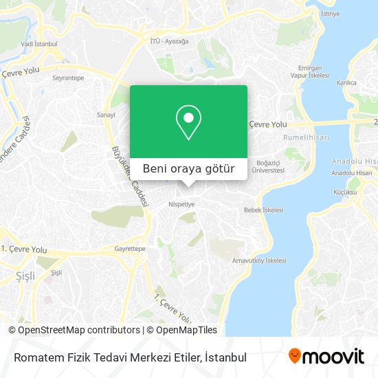 Romatem Fizik Tedavi Merkezi Etiler harita