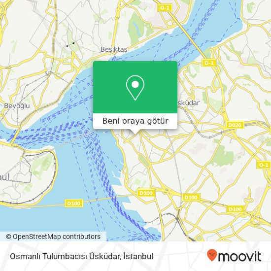 Osmanlı Tulumbacısı Üsküdar harita