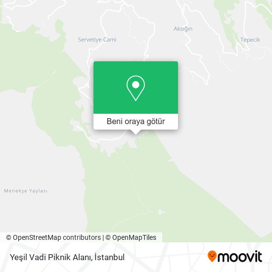 Yeşil Vadi Piknik Alanı harita