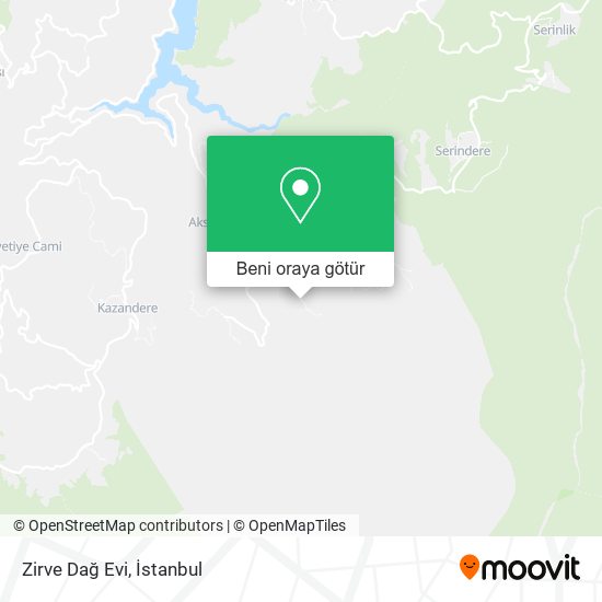Zirve Dağ Evi harita