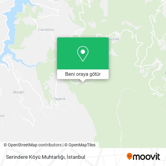 Serindere Köyü Muhtarlığı harita