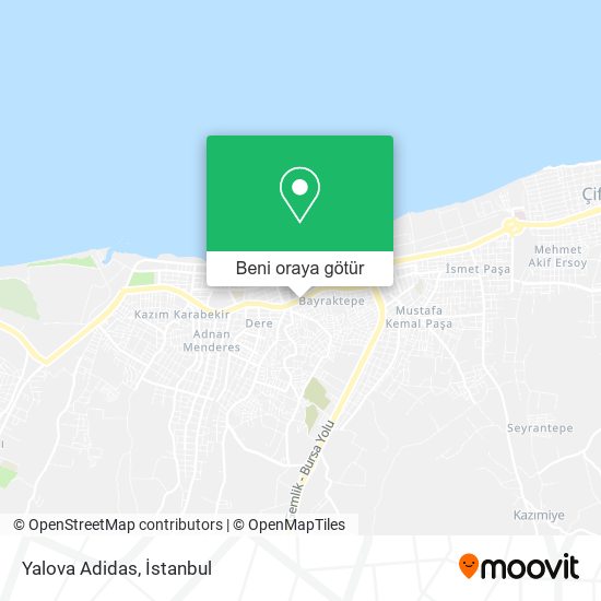 Yalova Adidas harita