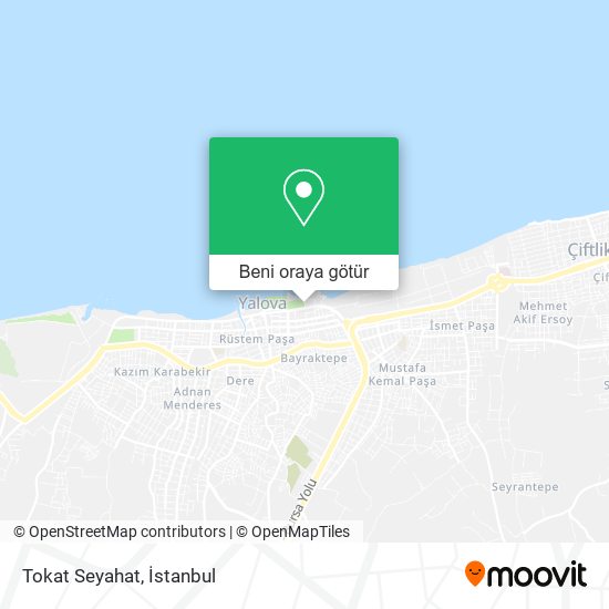 Tokat Seyahat harita