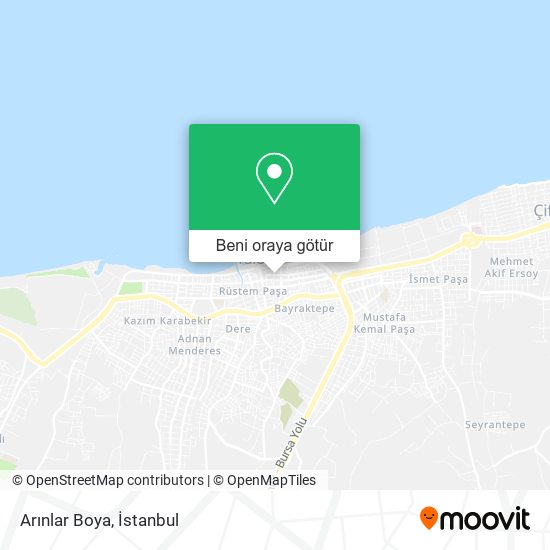 Arınlar Boya harita