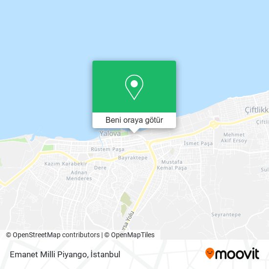 Emanet Milli Piyango harita
