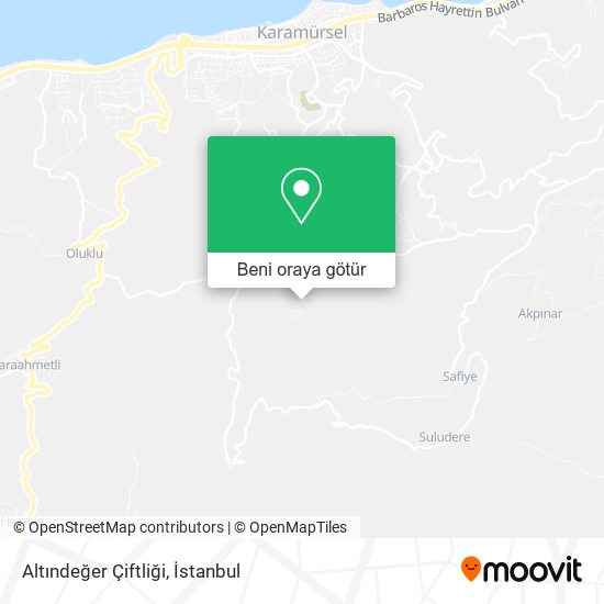 Altındeğer Çiftliği harita