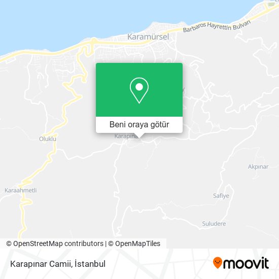 Karapınar Camii harita