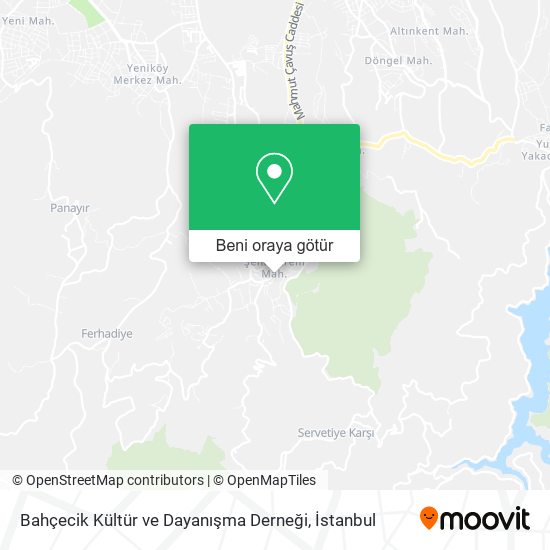 Bahçecik Kültür ve Dayanışma Derneği harita