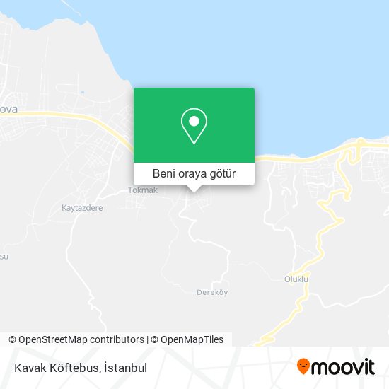 Kavak Köftebus harita
