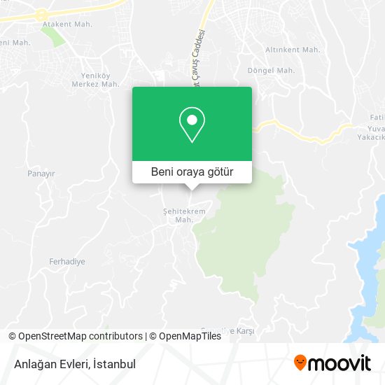 Anlağan Evleri harita