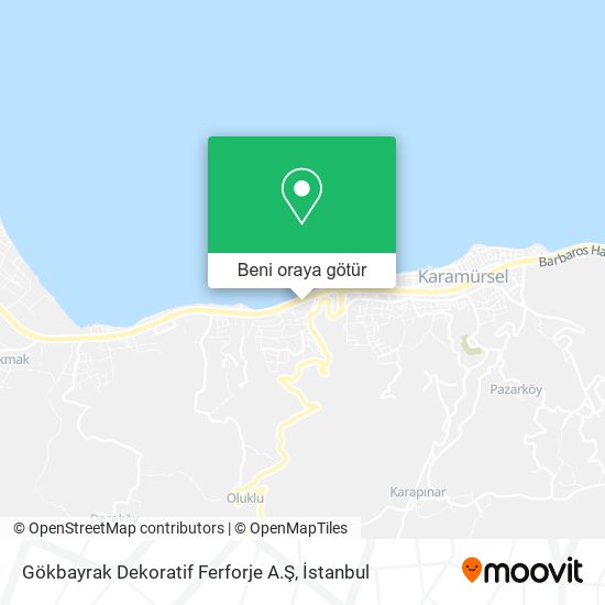 Gökbayrak Dekoratif Ferforje A.Ş harita