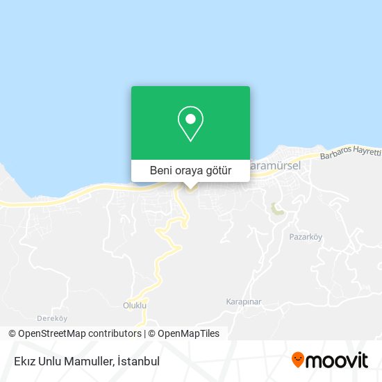 Ekız Unlu Mamuller harita