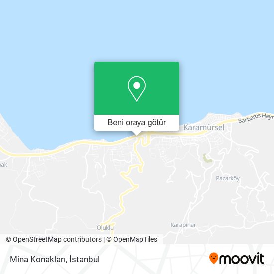 Mina Konakları harita