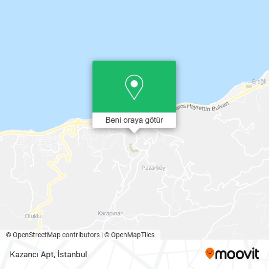 Kazancı Apt harita