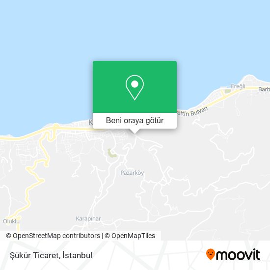 Şükür Ticaret harita