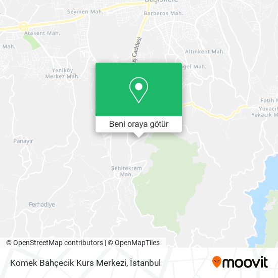 Komek Bahçecik Kurs Merkezi harita