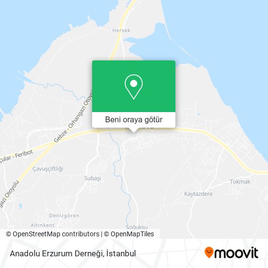 Anadolu Erzurum Derneği harita