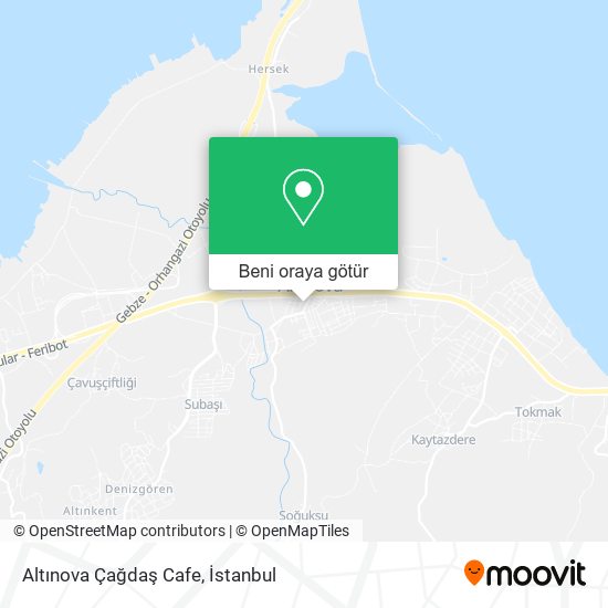 Altınova Çağdaş Cafe harita