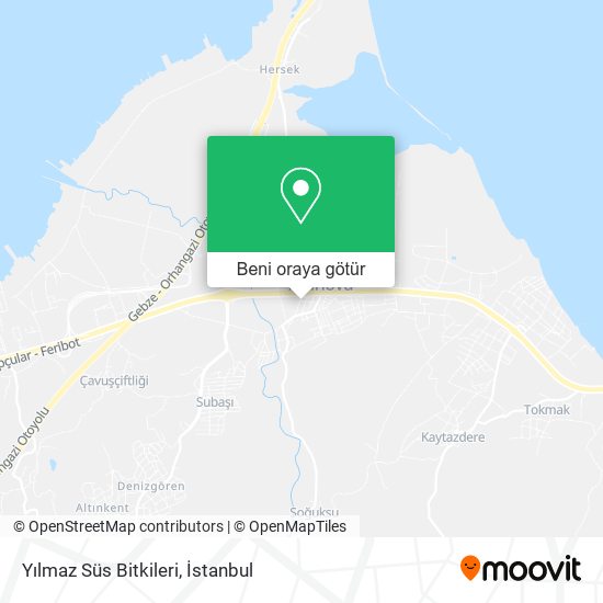 Yılmaz Süs Bitkileri harita