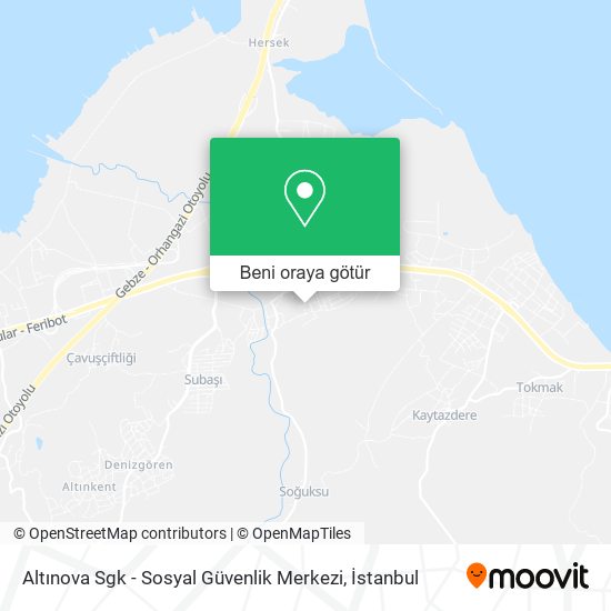 Altınova Sgk - Sosyal Güvenlik Merkezi harita