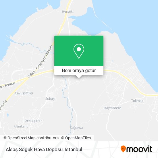 Alsaş Soğuk Hava Deposu harita