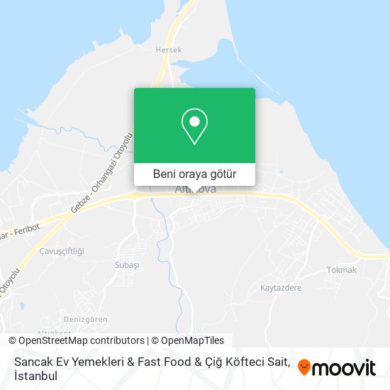 Sancak Ev Yemekleri & Fast Food & Çiğ Köfteci Sait harita