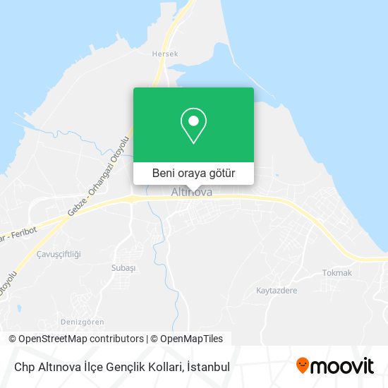 Chp Altınova İlçe Gençlik Kollari harita