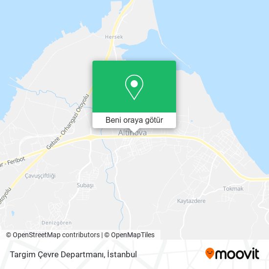 Targim Çevre Departmanı harita