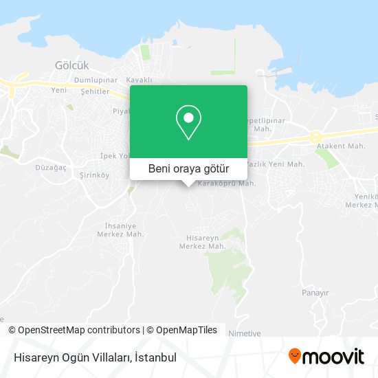 Hisareyn Ogün Villaları harita