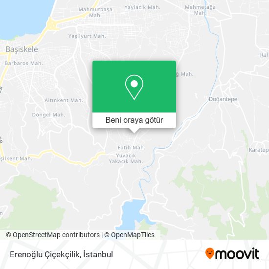 Erenoğlu Çiçekçilik harita