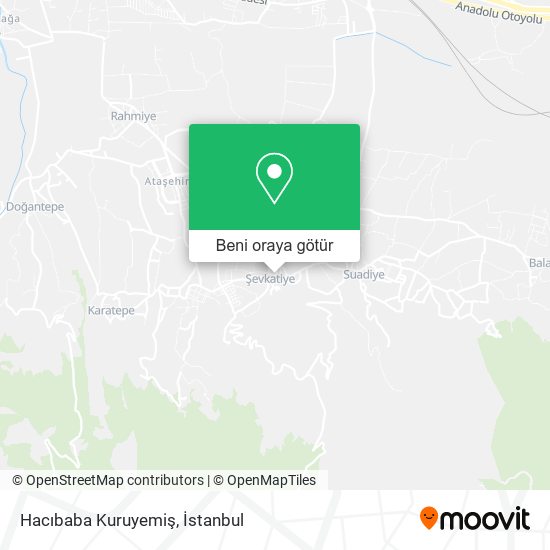 Hacıbaba Kuruyemiş harita