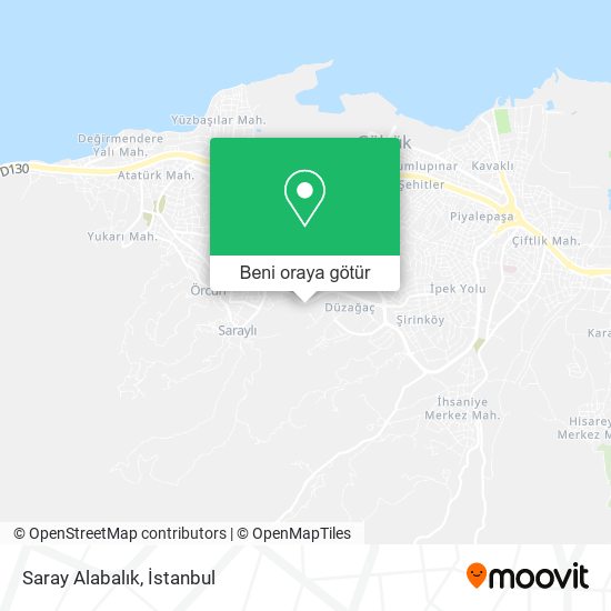Saray Alabalık harita