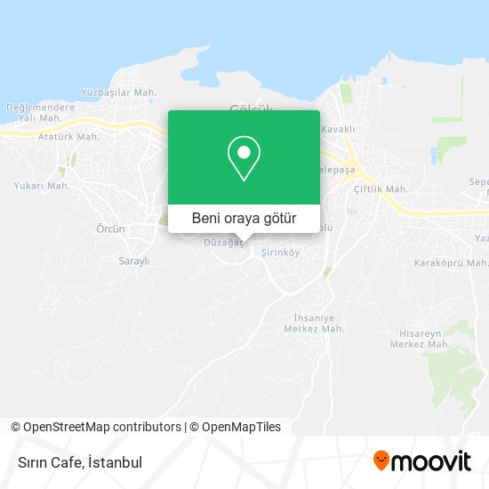 Sırın Cafe harita